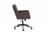 Кресло офисное Garda флок коричневый