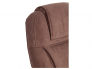 Кресло офисное Bergamo флок коричневый