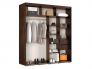 Шкаф-купе Крафт 6 венге