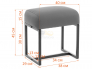 Пуф Чарли Люкс экокожа шарп графит