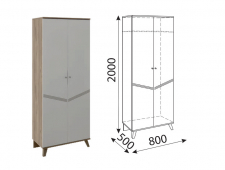 М01 Шкаф (2 двери) 