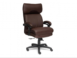 Кресло офисное Chief кожзам коричневый
