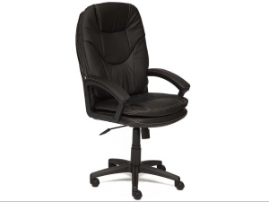 Кресло офисное Comfort lt кожзам черный