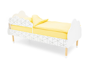 Кровать Stumpa Облако с бортиком рисунок Холмы