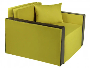 Кресло-кровать Милена с подлокотниками рогожка apple